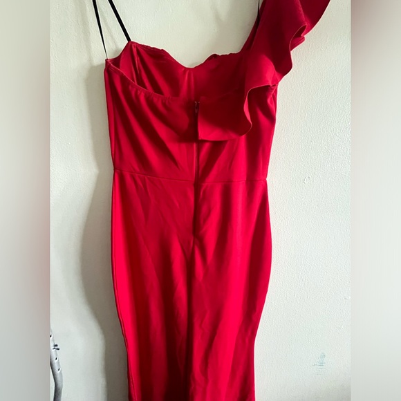 worn once, prom dress from Windsor , size small, bright red dress - Picture 7 of 14